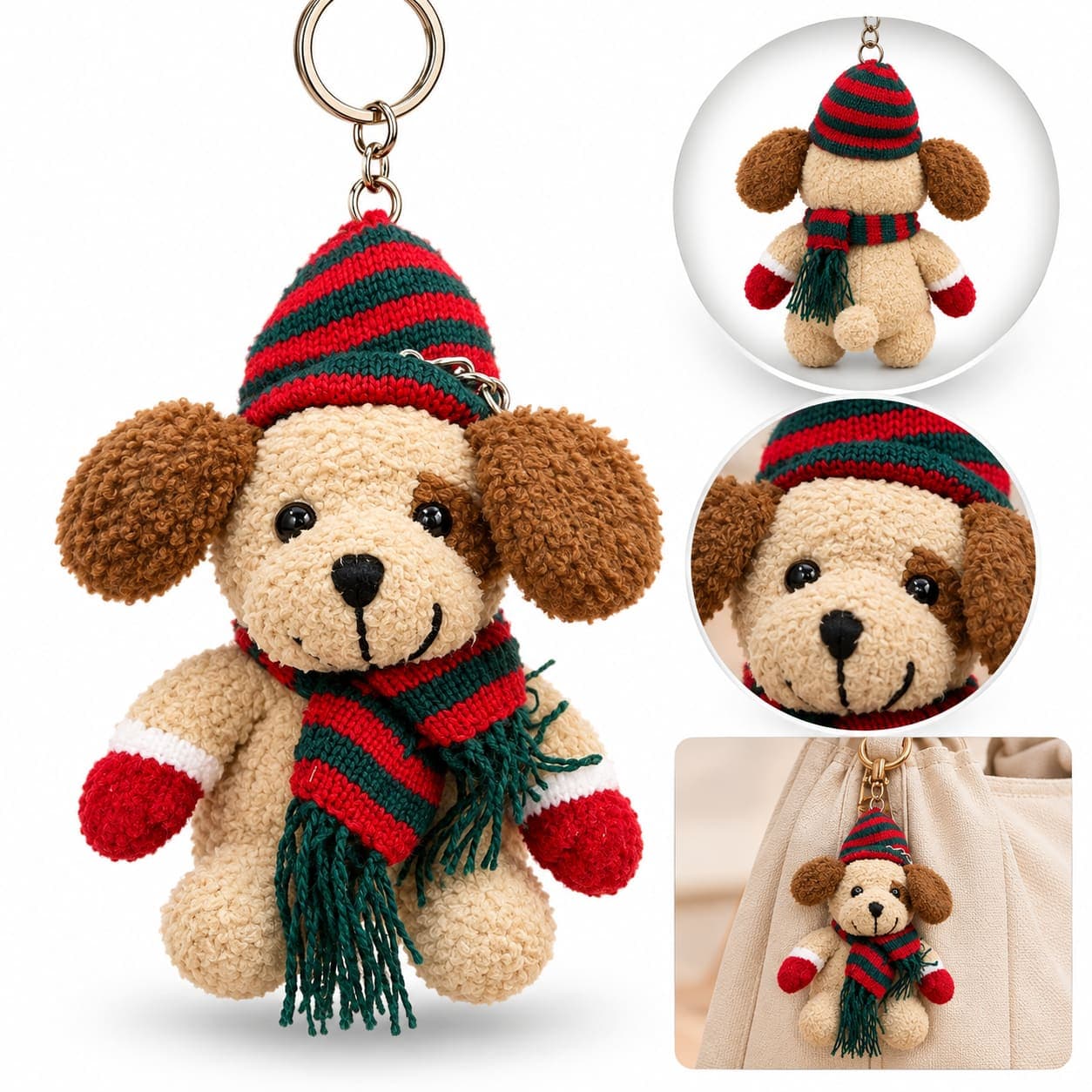 Cute Dog Keychain