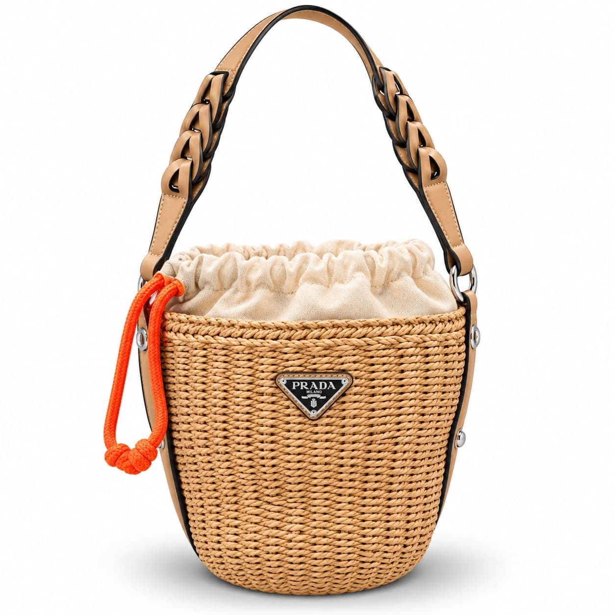 Prada Woven Bucket