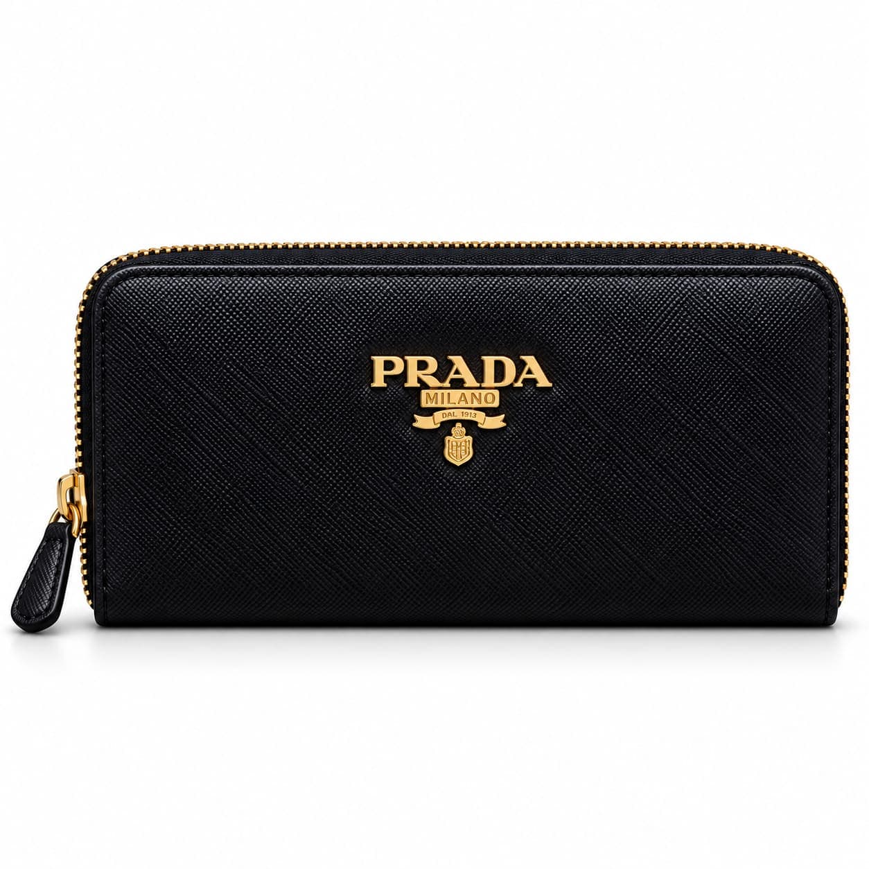 Black Saffiano Leather Wallet
