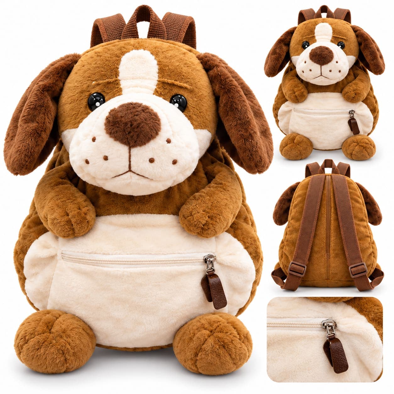 Cute Dog Plush Backpack